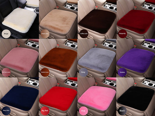 Car for Seat Cover Front Cushion Soft Comfortable Plush Pad Protector Mat Multicolor Q