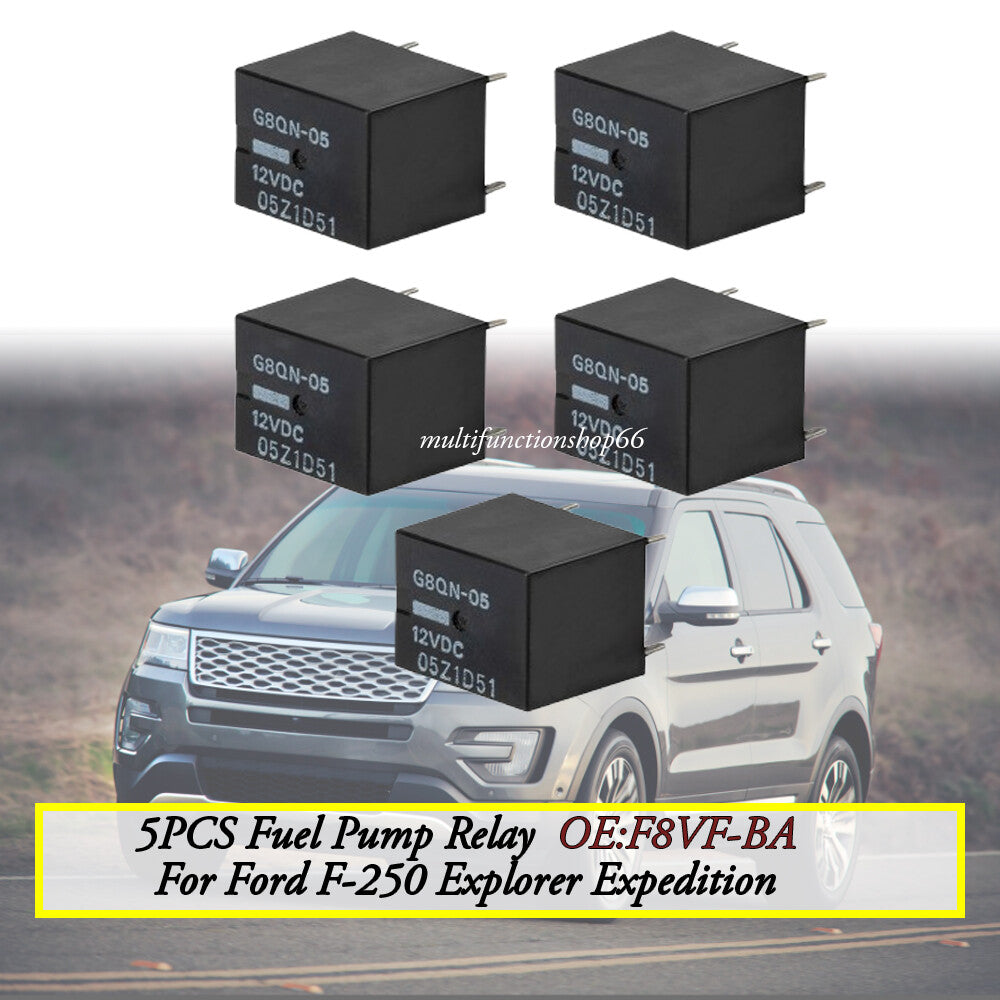 5-pack of fuel pump relays for Ford F-250 Explorer Expedition 5.4L F8VF-BA G8QN trucks