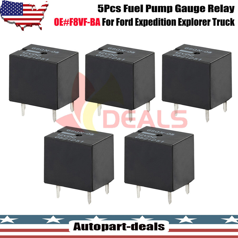 5 PCS Fuel Pump Gauge Relay R303 for Ford Expedition Explorer Truck F8VF-BA G8QN-05