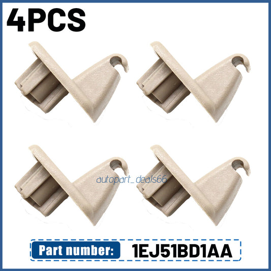 4x Sun Visor Holder Hook Clips for Chrysler 300 for Dodge Charger Magnum 1EJ51BD1AA