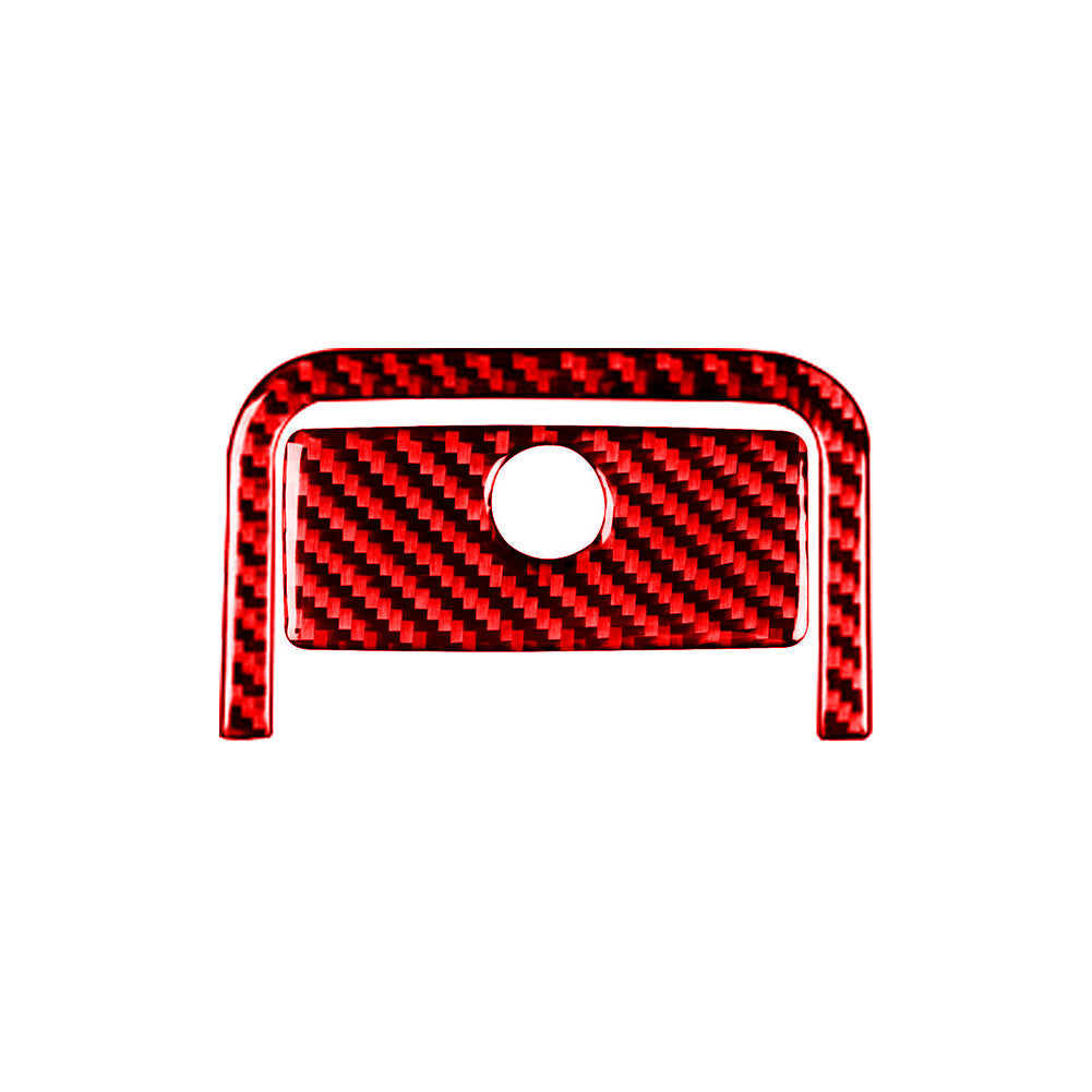 Red Carbon Fiber Automatic Transmission Surround Trim for Honda CRV CR-V 2012-16 v