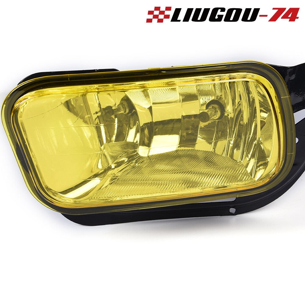 Suitable for 09-12 for Dodge for Ram 1500 10-18 2500 3500 bumper fog light with baffle and bulb- v