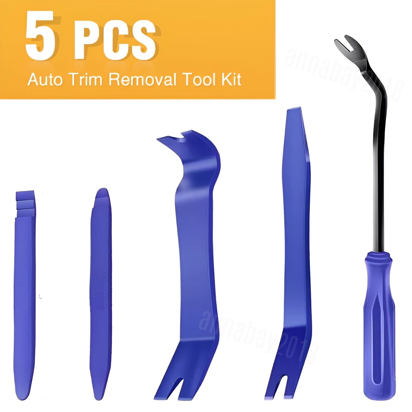Car Off-Road Interior Door Handle Trim Panel Clip Light Audio Removal Tools 5in1