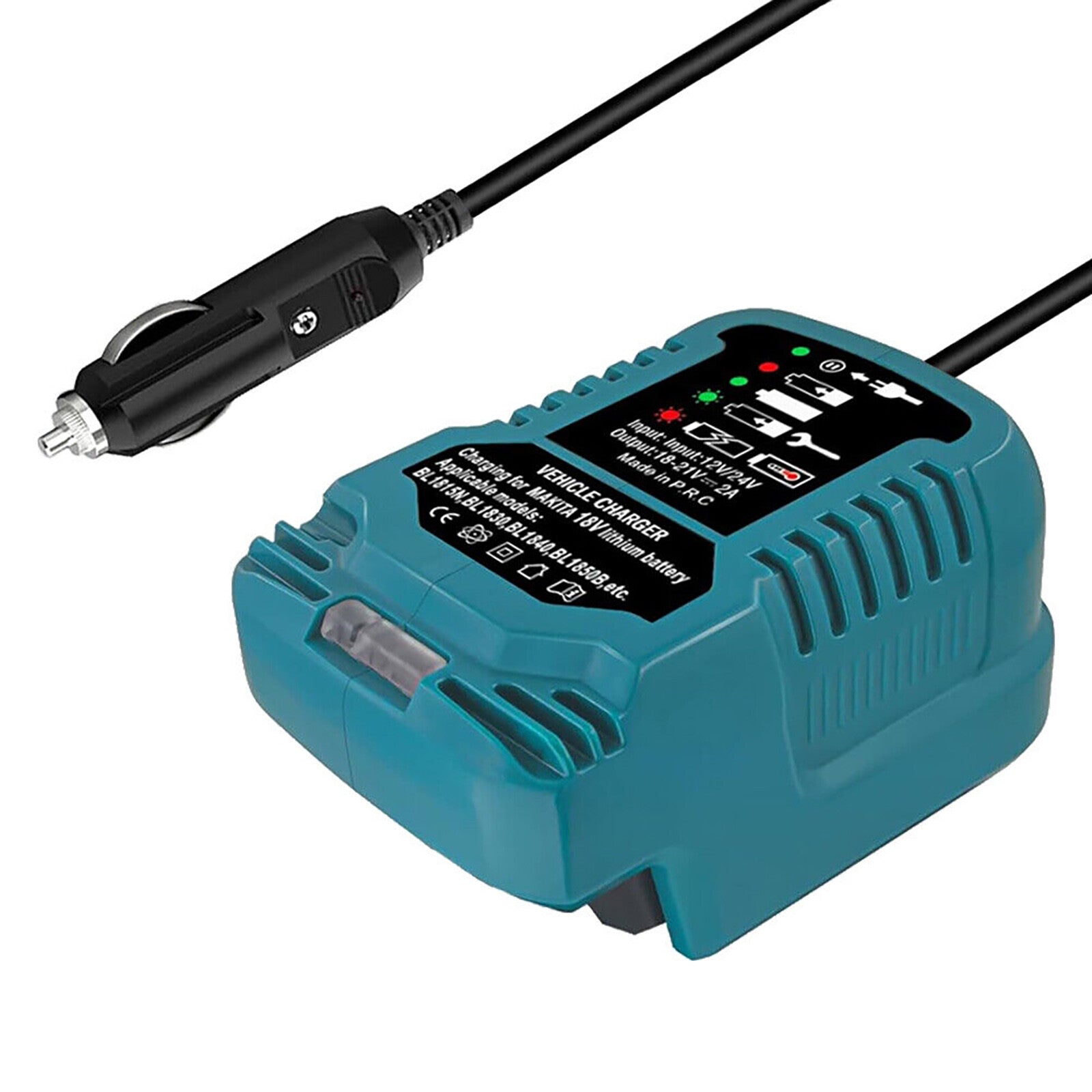 Replacement Car Charger For 18V LXT Battery BL1830 BL1840 BL1845 BL1860