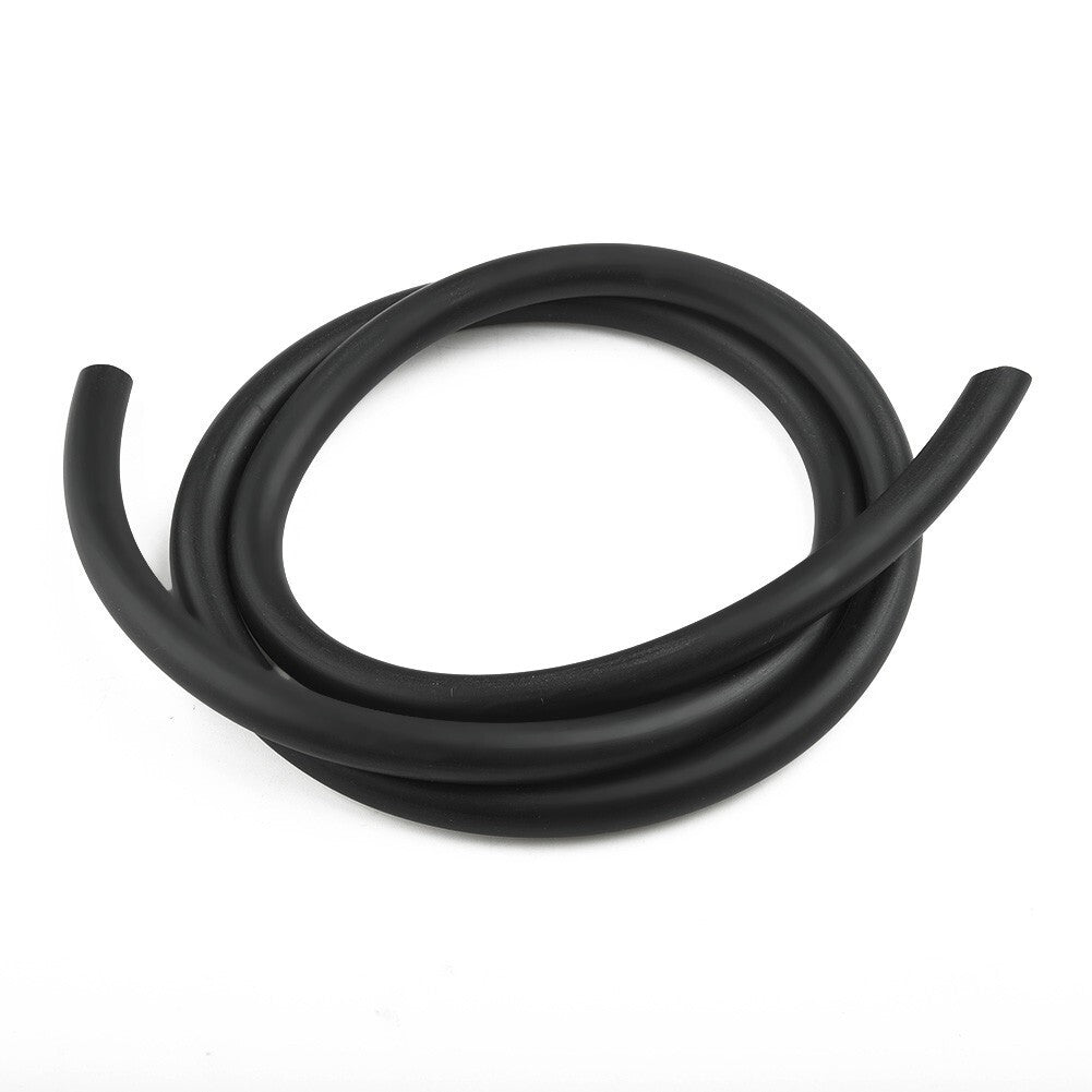 6mm 1/4 full silicone fuel oil air vacuum hose, 1 meter black parts