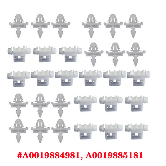 30×Side Door Moulding Trim Clips for Benz W190 W201 W124 A0019884981 A0019885181
