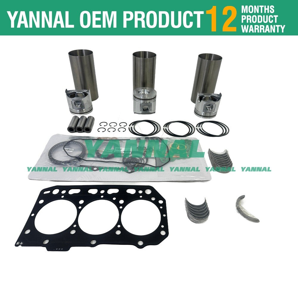 3TNV88 Overhaul and Rebuild Kit for Piston Gaskets, Bearings, and Cylinder Liners