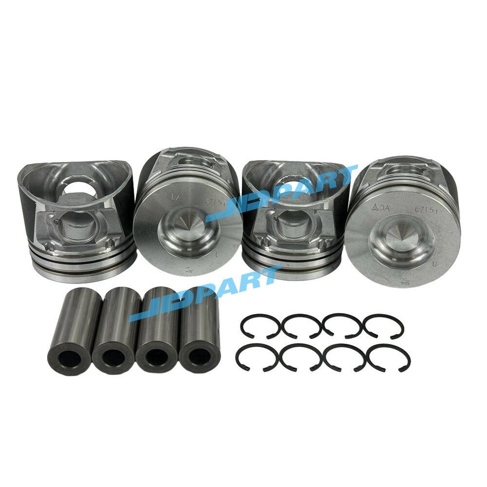 4-piece piston kit 0428-6721+0417-3414 for Deutz BF4L2011 excavator engine parts
