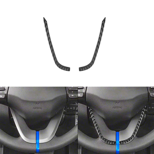 2Pcs Carbon Fiber Rear Air Vent Panel Trim For Land for Range Rover Sport 2014-2017 v