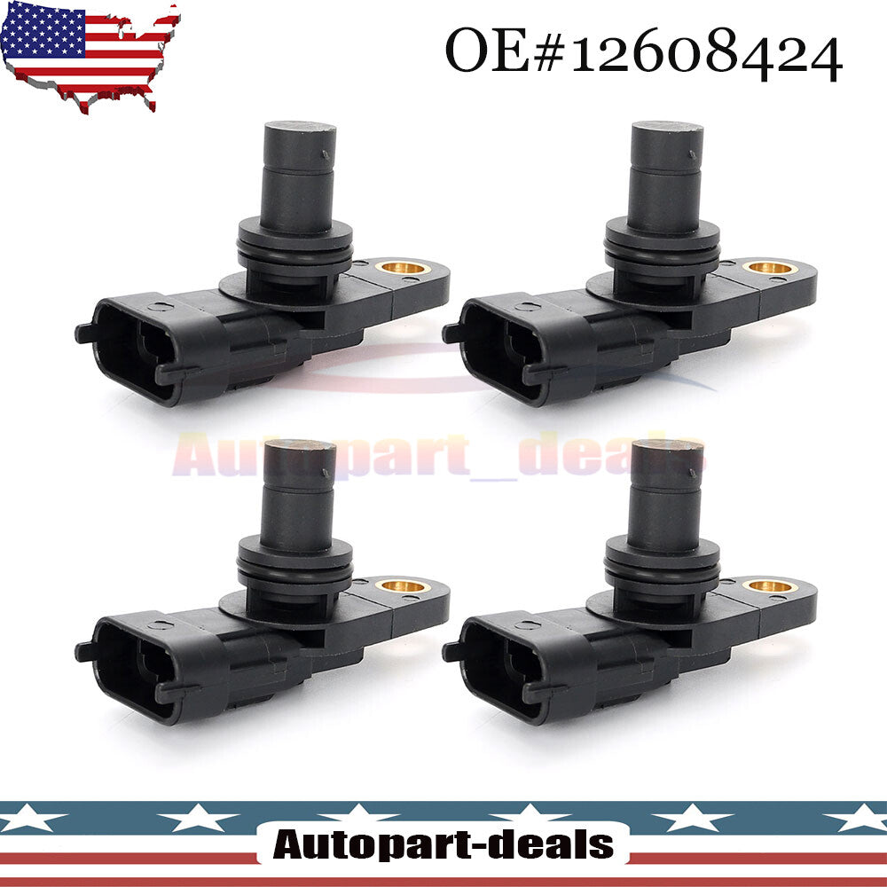 4pcs 12608424 Engine Camshaft Position Sensor for Chevrolet for GMC for Pontiac for Cadillac Q
