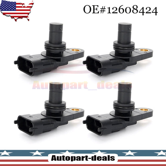 4pcs 12608424 Engine Camshaft Position Sensor for Chevrolet for GMC for Pontiac for Cadillac Q
