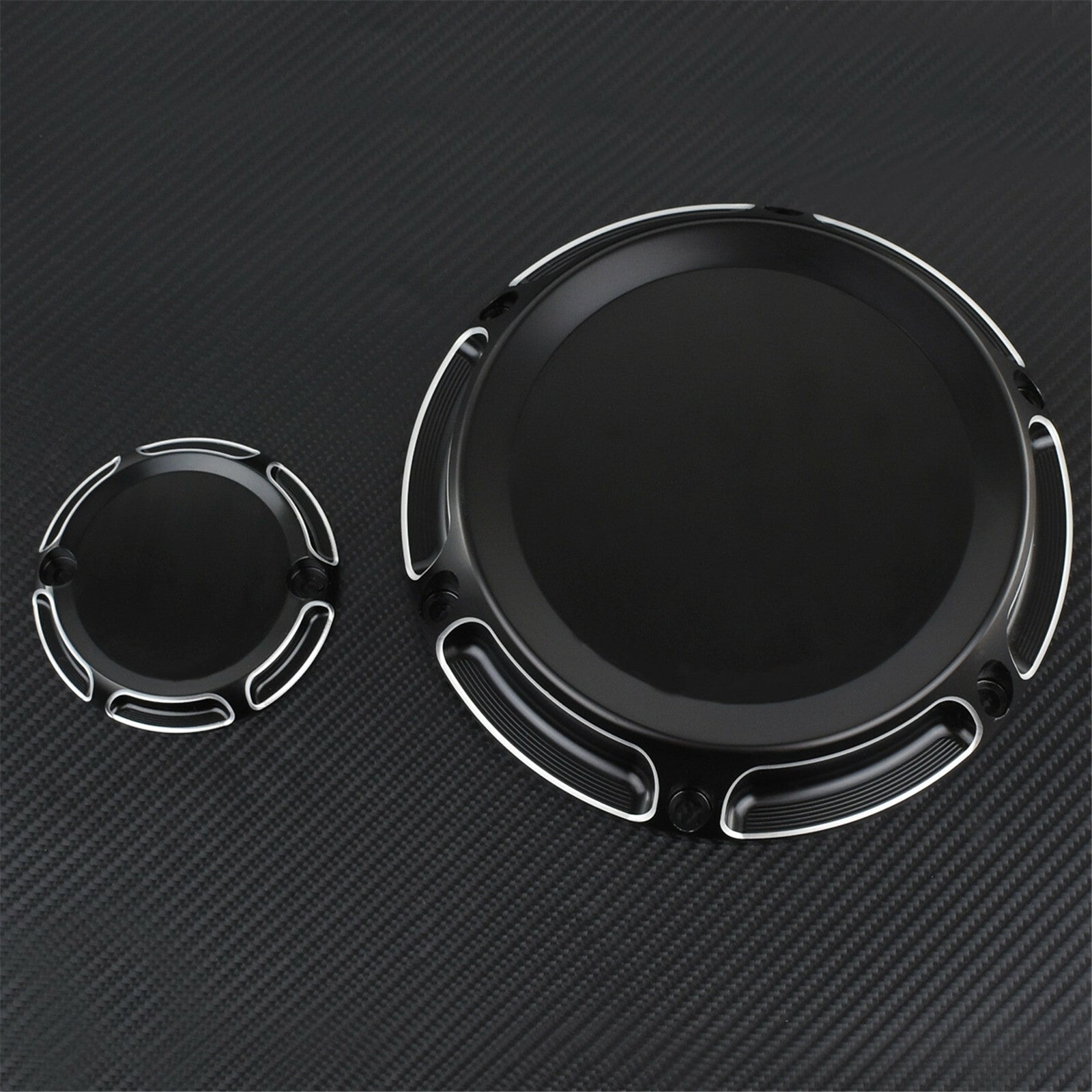 Black CNC Derby Cover Timing Timer Cover Fit for Harley Sportster XL XR 2004-19 Q