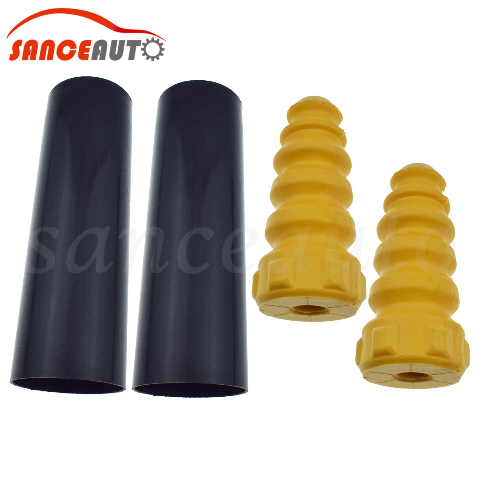 Pop-out bumper and protective cover kit, rear pillar 4-piece set for Audi A4 and for Golf 3C0511359 3C0513425- n