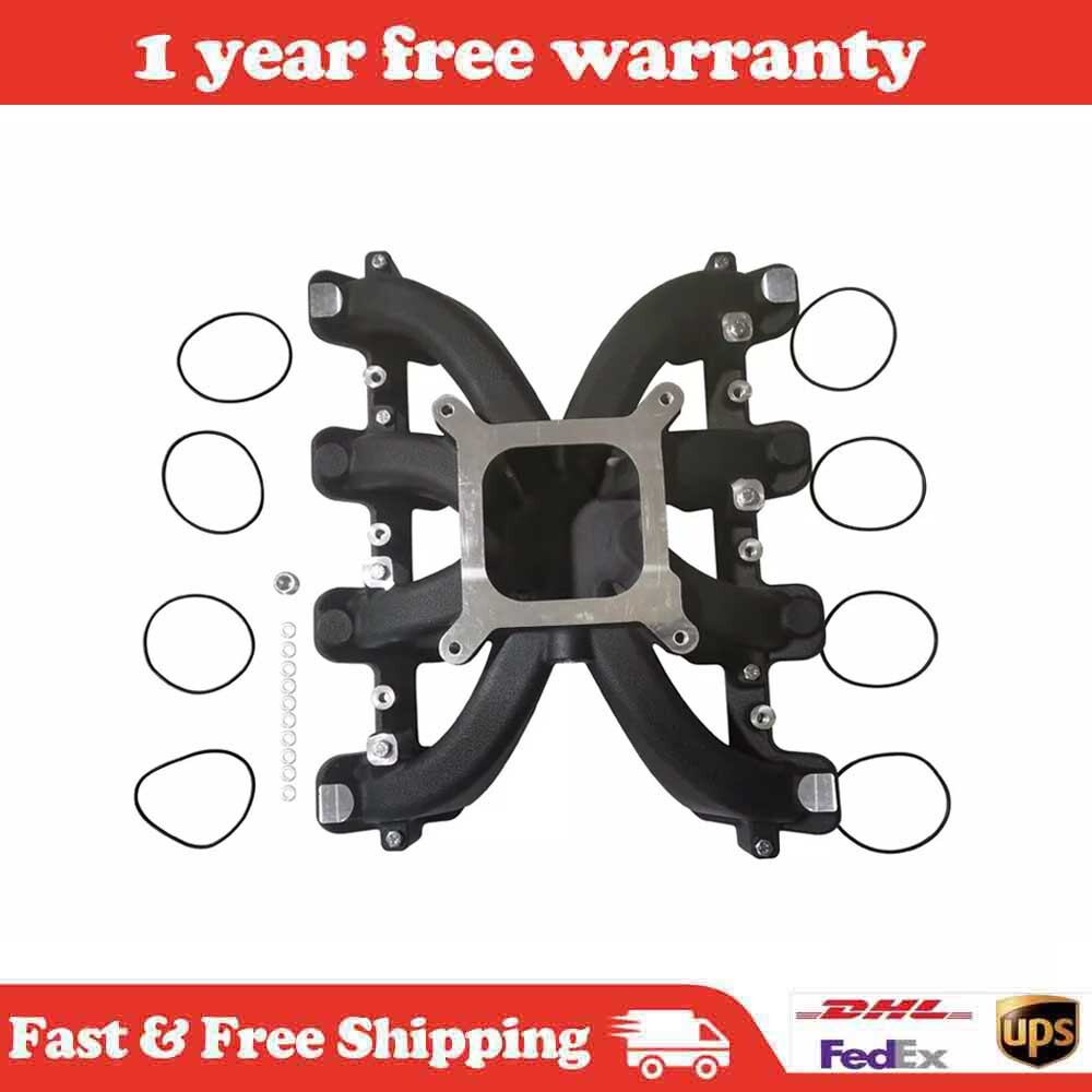 Fits for GM LS1/LS2/LS6 - Black 300-132BK Single Plane Intake
