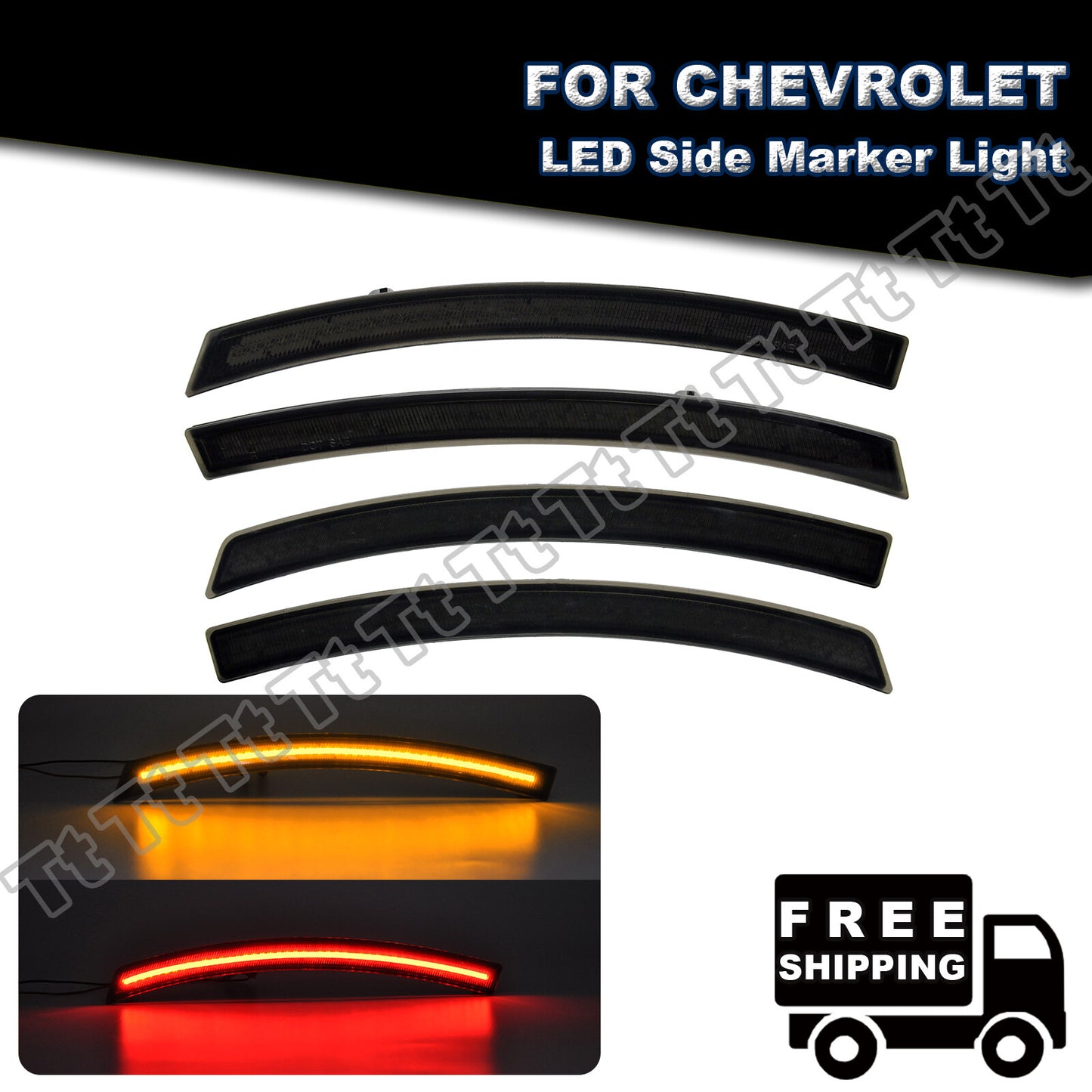 LED Lights 2014 - 2019 for Corvette C7 Z06 Stingray Z51- v