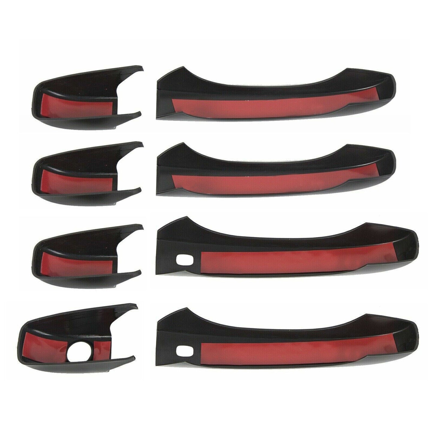 4-Piece Glossy Black Door Handle Protector Covers for Jeep Grand Cherokee/ for Dodge Durango 2011+ n