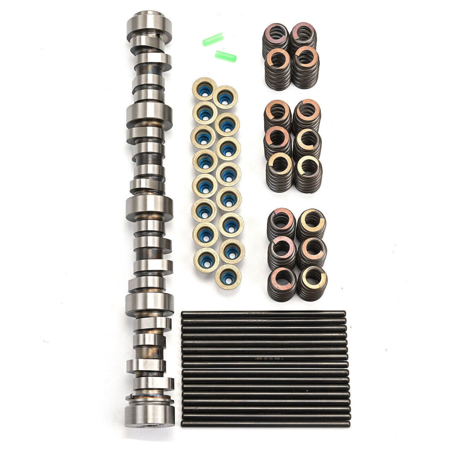 All-new Stage 4 LS turbo camshaft kit with springs, valve seals, and pushrods 4.8, 5.3, 6.0, and 6.2
