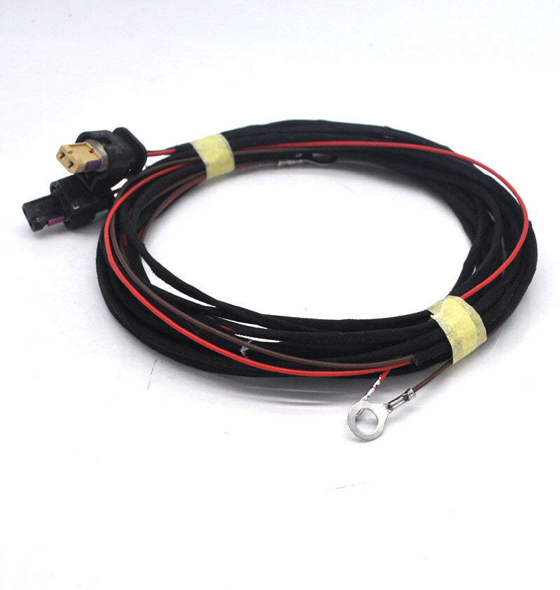 Front led grill emblem light cable adaptor splitter harness for VW for passat b8 mqb v