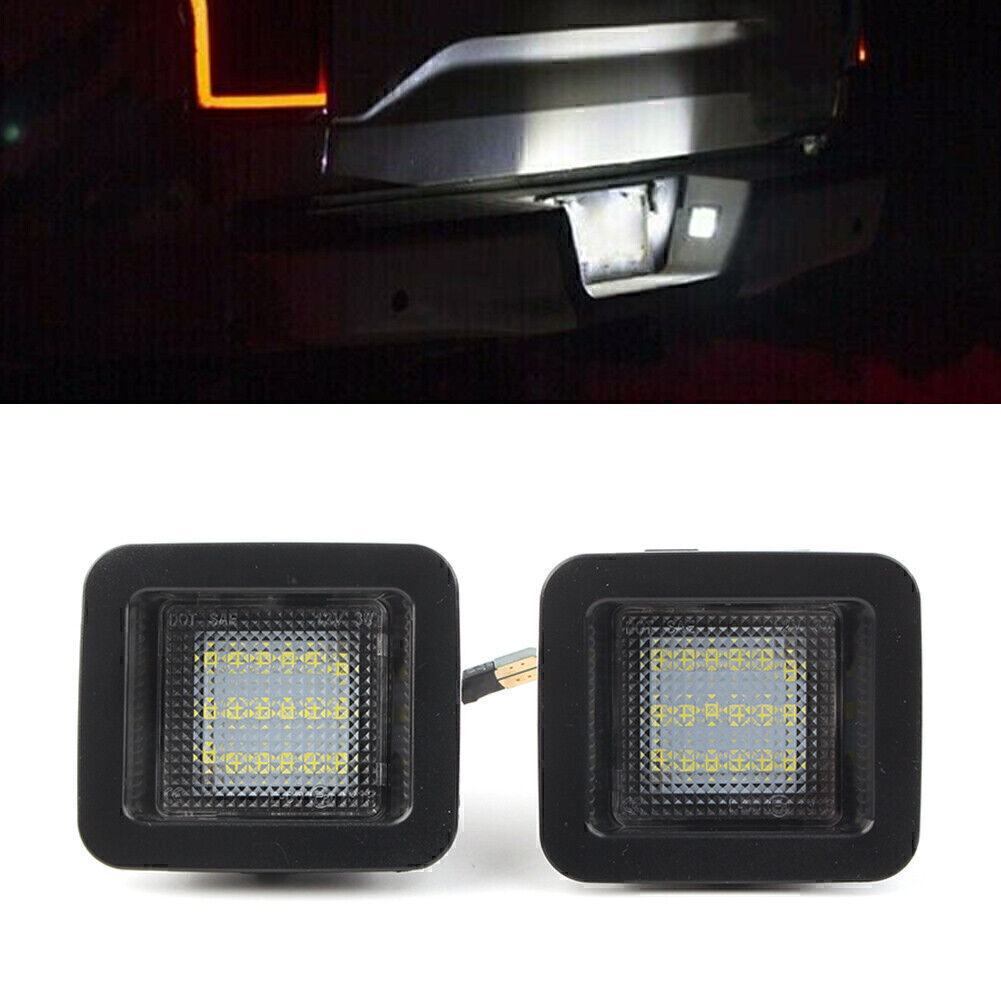 2pcs White LED License Plate Light Bulb Fit 2015-2018 2016 for Ford F150 High Power