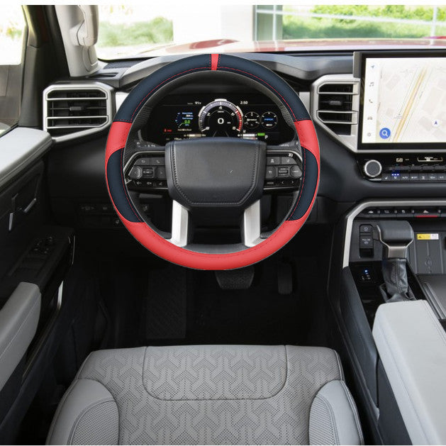 1X BlackRed Inner Steering Wheel Moulding Cover Trim for Toyota Tundra 22-24