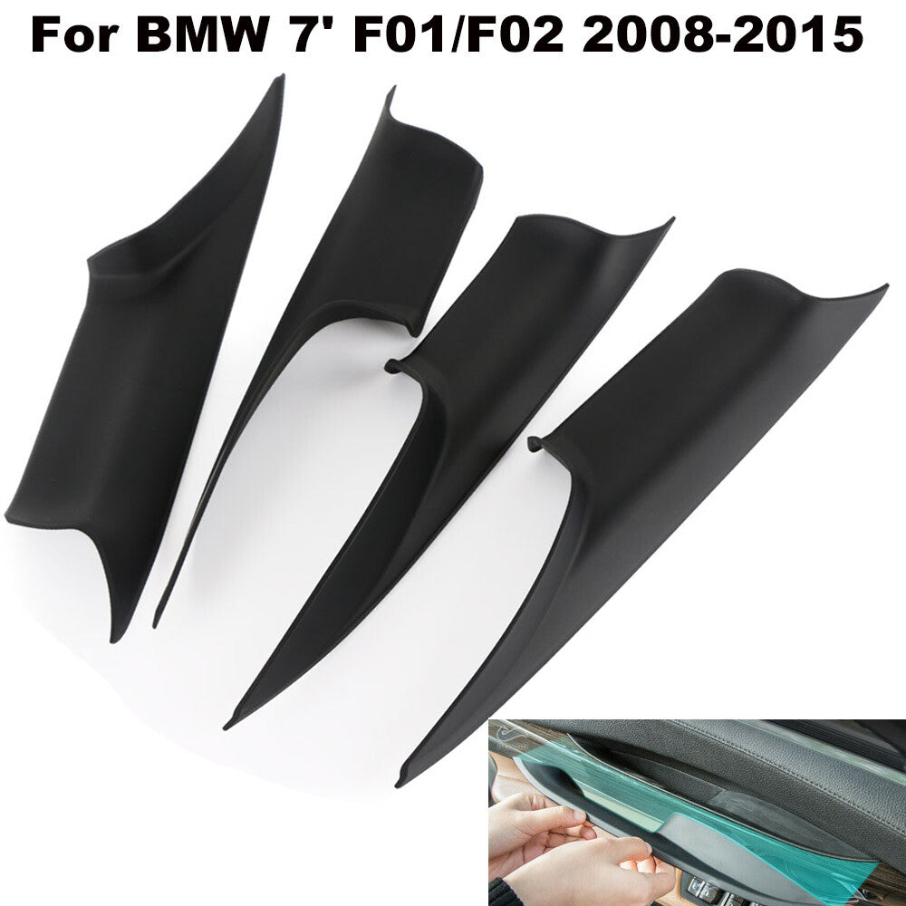 for BMW F01 F02 7 Series 08-15 Interior Inner Door Handle Pull Trim Cover Black Q