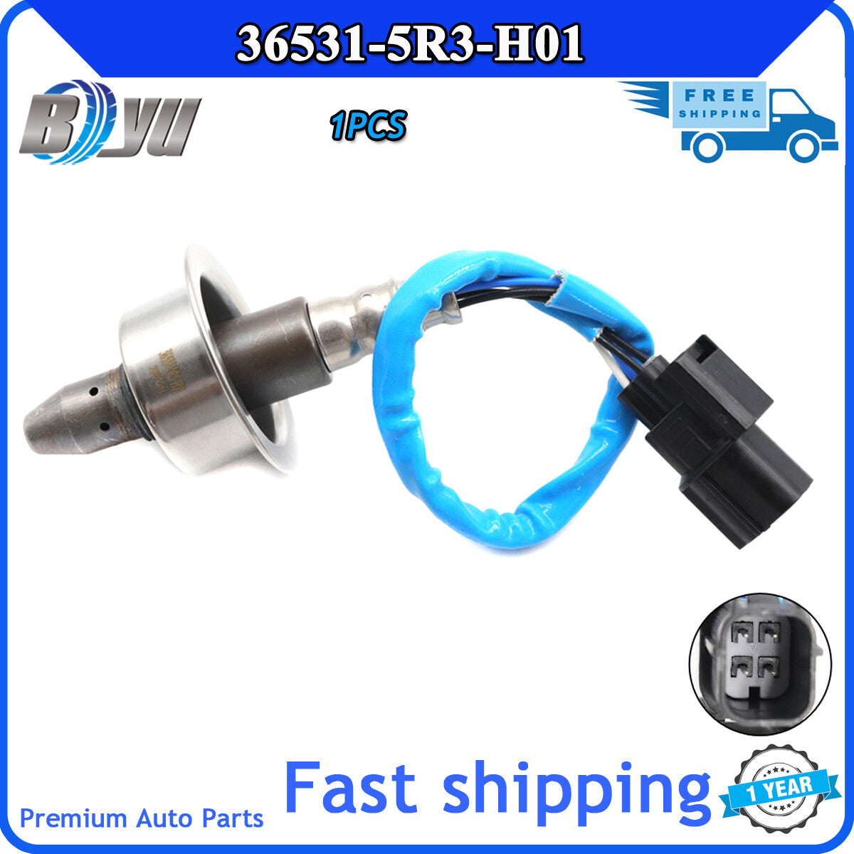 36531-5R3-H01 New upstream oxygen sensor (1 piece) suitable for Honda Fit GK5 City GM2 GM3 v