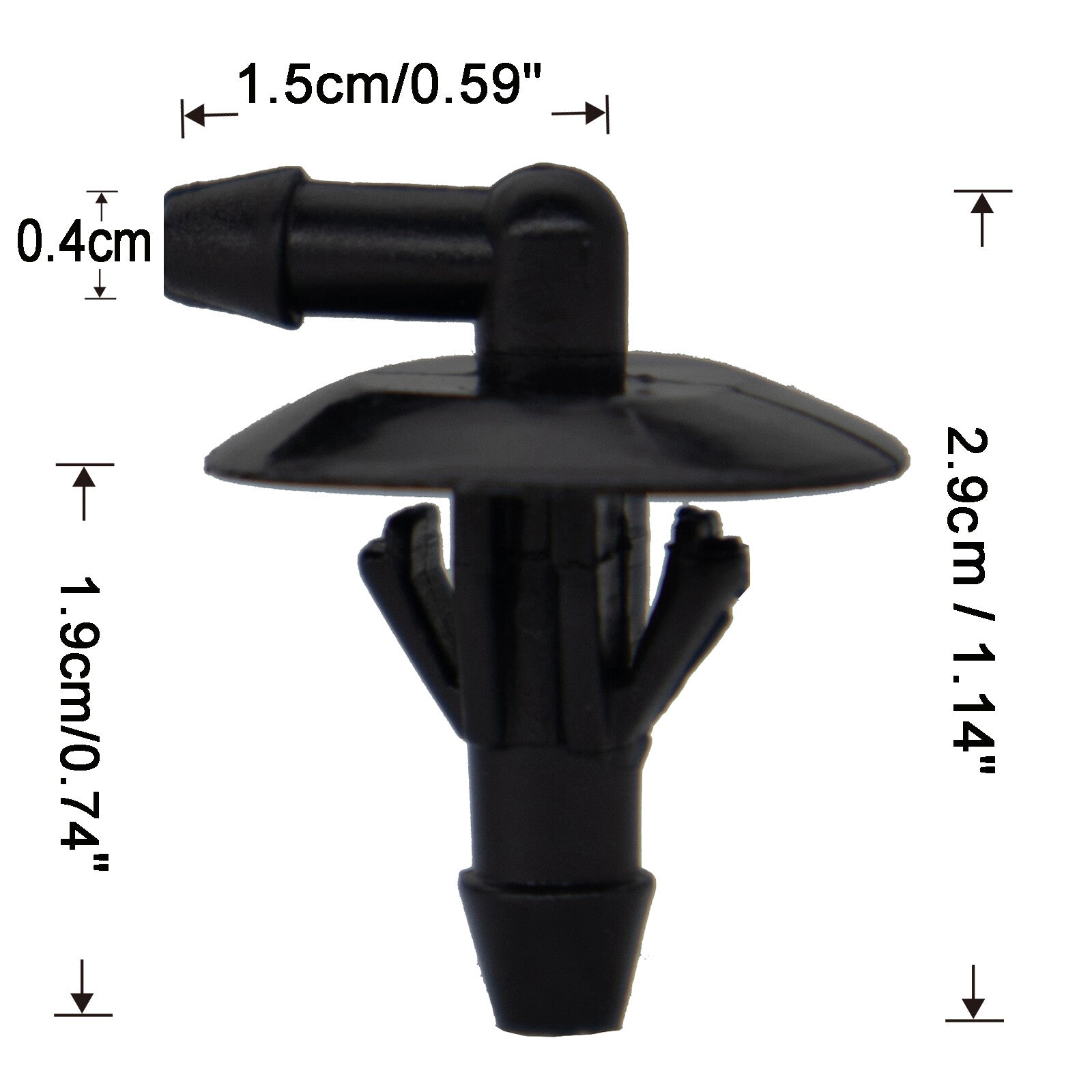 for Mercedes Benz MB Van MB100 MB140 Front Wiper Washer Hose Connector Pair Set Q