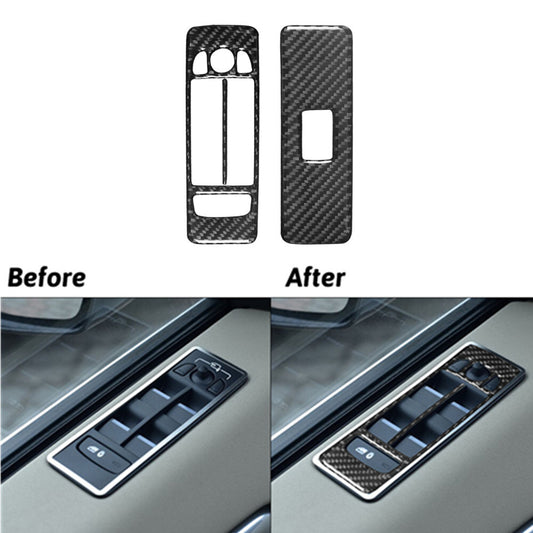 2Pcs Red Carbon Fiber Air Vent Cover Trim For Silverado/tahoe/ for sierra 2007-2014 v