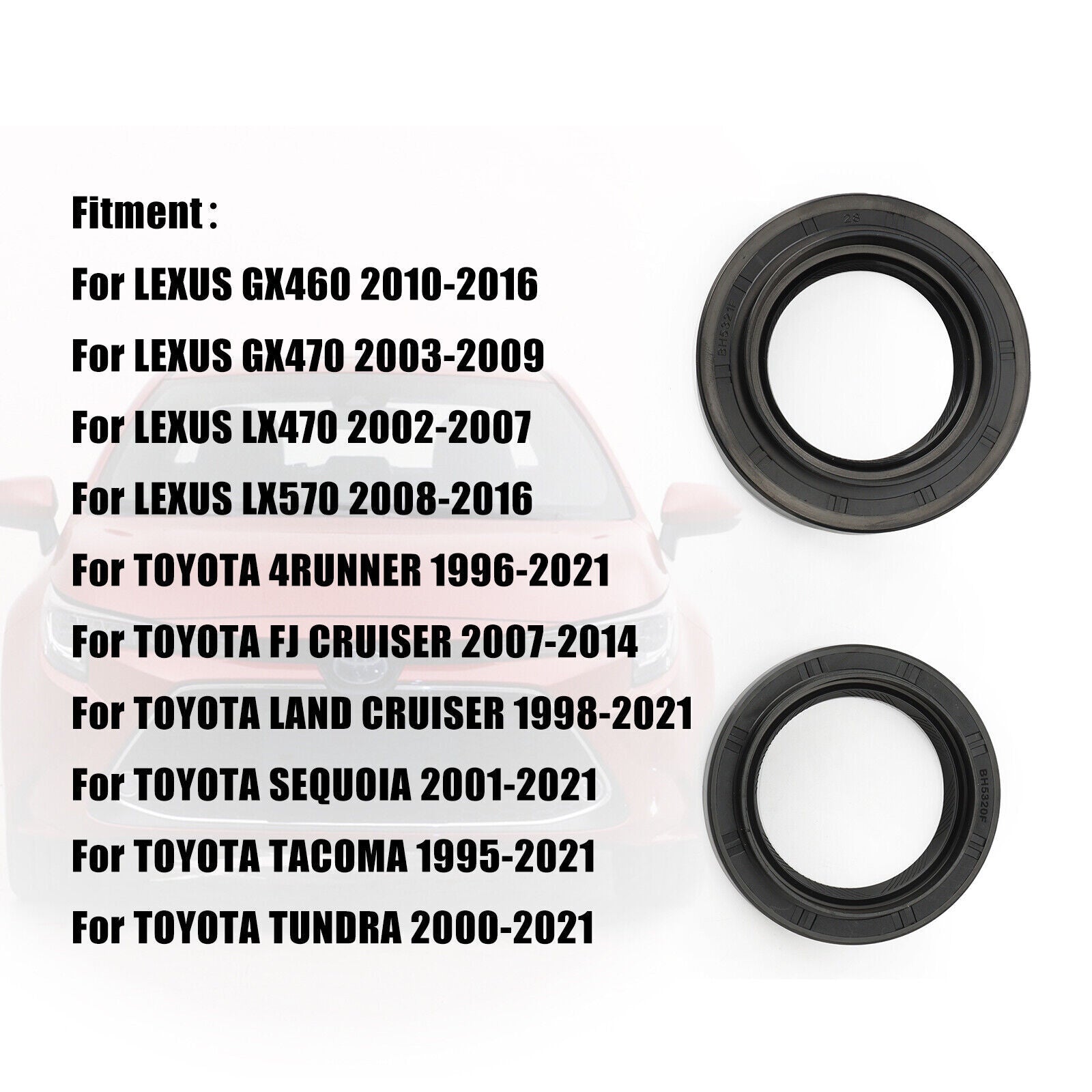90311-47027 Front Drive Shaft Output Oil Seal for Toyota Tacoma for Lexus Left+Right