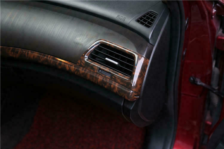 LR AC Air Outlet Vent Cover Trim for Honda Accord Crosstour 08-2013 Wood Grain