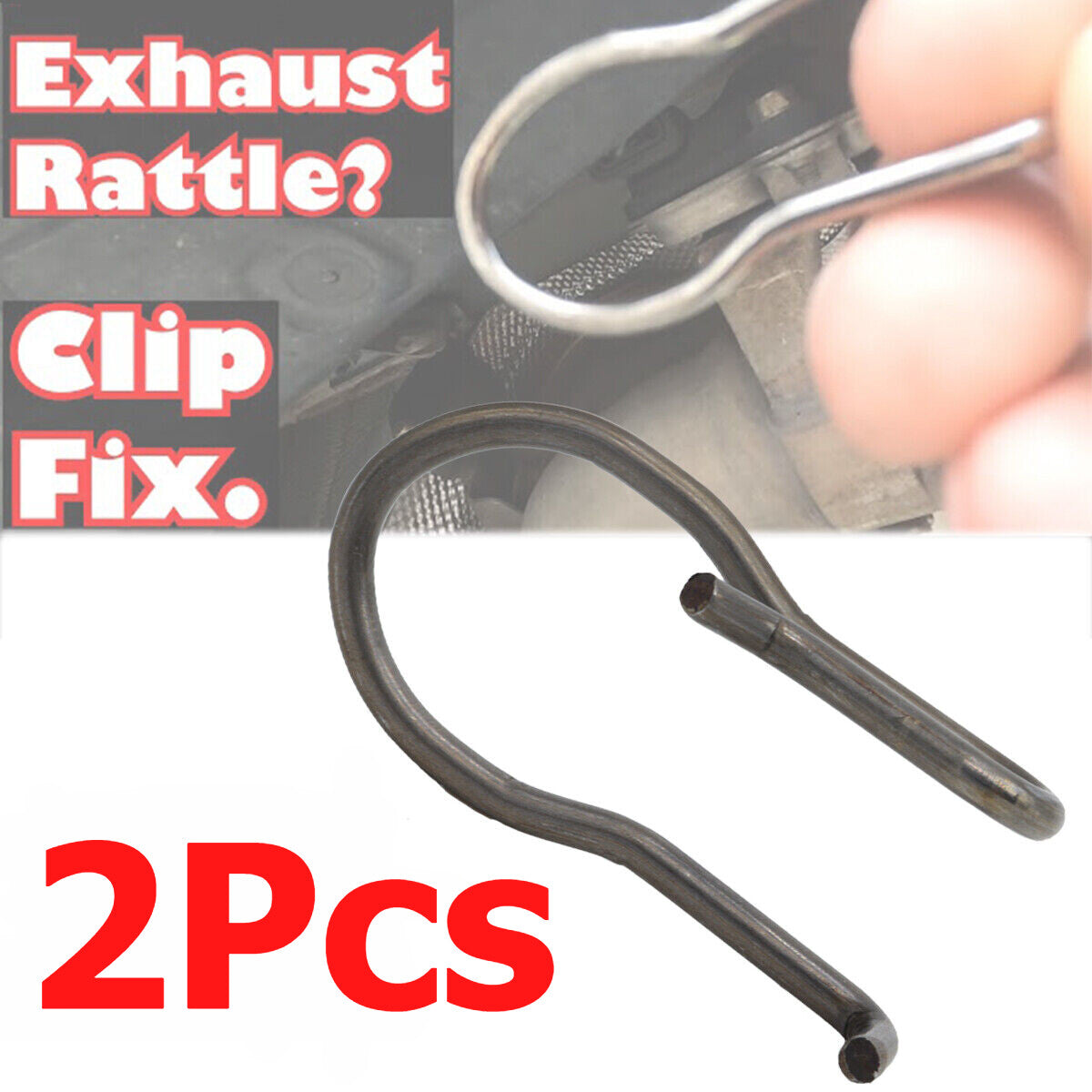 2X for BMW F30 Exhaust Rattling Noise Fix Bow Control Actuator Flap Valve Spring