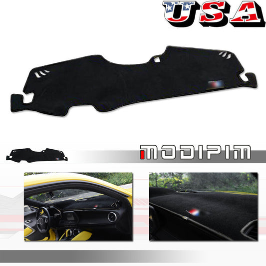 Black non-slip car dashboard dashboard pad DashMat Sun Proector Pad for 16-19 Camaro