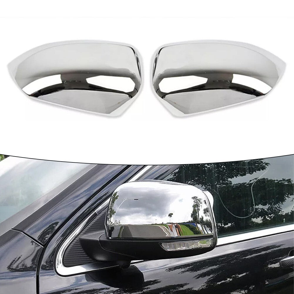 For Grand for Cherokee 2011-2021 Chrome Rearview Side Mirror Cover Trim 2pcs new