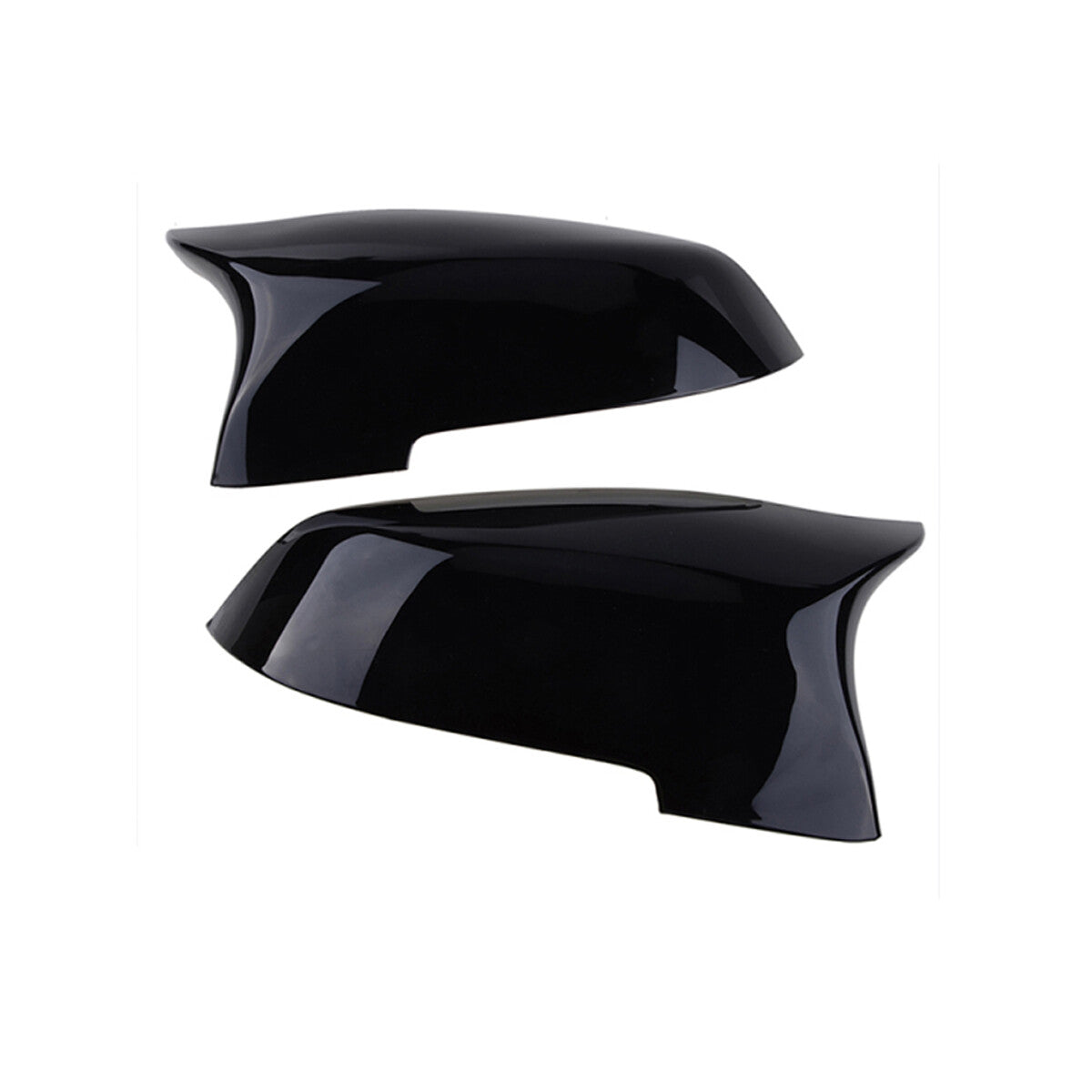 Mirror protector housing for 2014-2018 for BMW 5 Series F10 F11 F18 LCI, glossy black.
