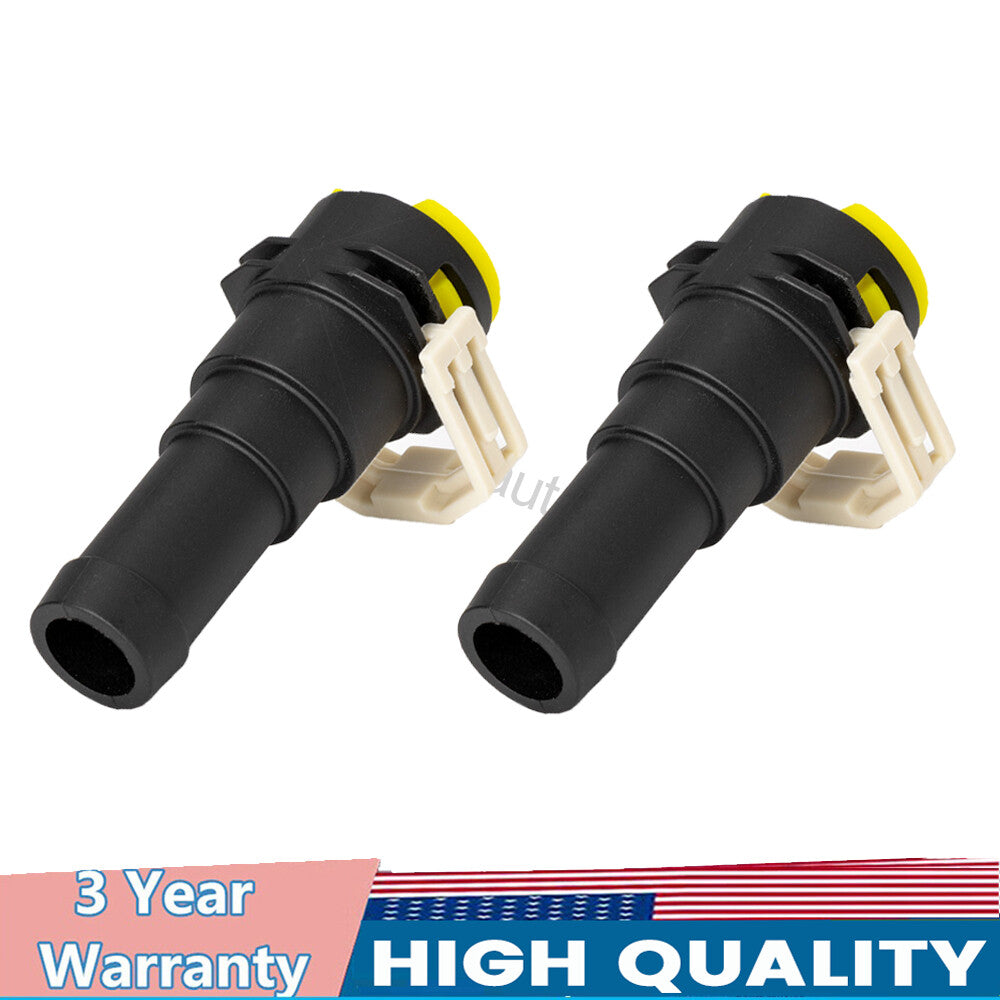 Two cooling water hose connectors suitable for Mazda 3 2004 2012 BK BL and for Mazda 5 D65161240