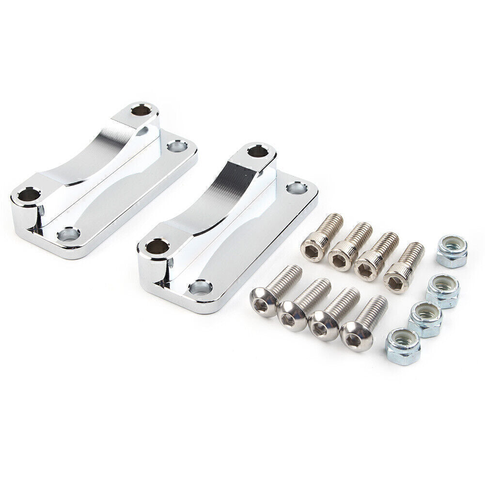 Front Fender Spacer Bracket Kit Chrome for Harley Electra Street Glide 2003-2013 Q