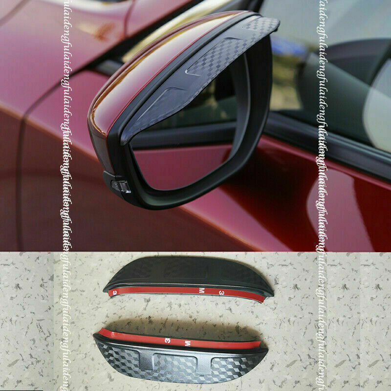 for ford  edge 15-2020 Carbon Fiber Side Rearview Mirror Rain Shield Eyebrow Trim