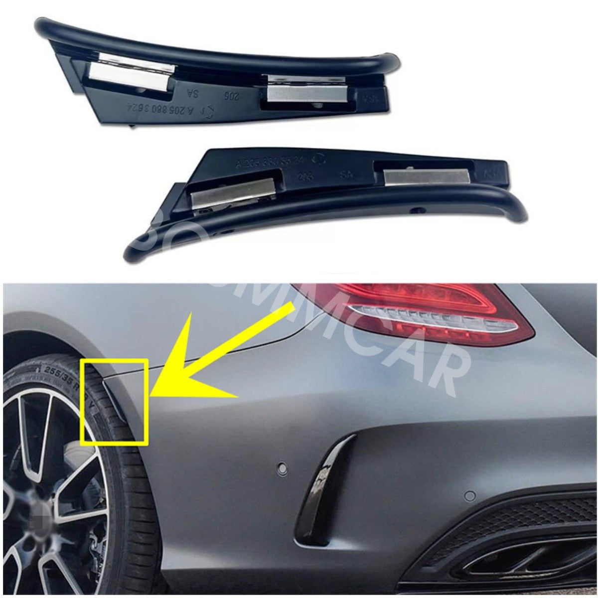 Fit for Mercedes for Benz S213 W213 E180 E200 2015-2020 Rear Fender Wheel Eyebrow