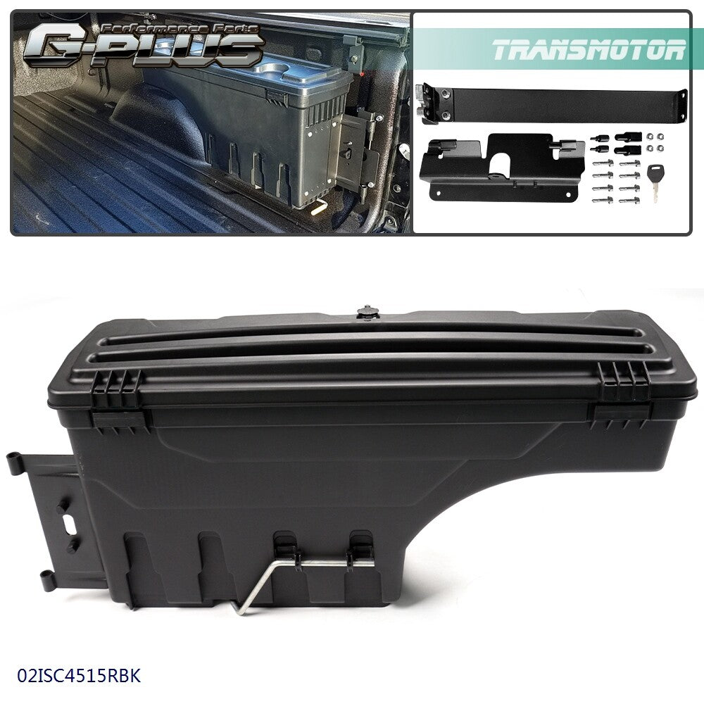 Truck Bed Storage Box Tool Box Fits for Silverado for GMC for Sierra 2007-2018