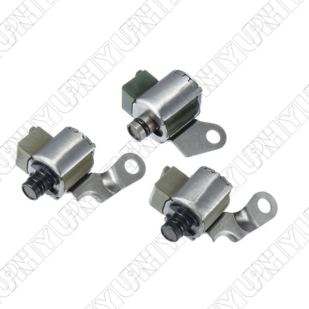3 Pcs Transmission Solenoid Kit Shift Lock Up Kit for Toyota A340E A340F A340G Q