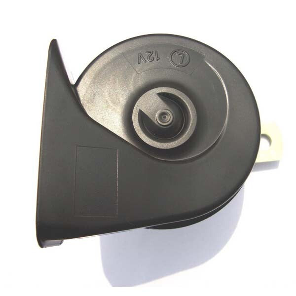 Black Loud Dual-tone Snail Universal Electric Horn 12V 110 dB Car Truck 2PCS Set v