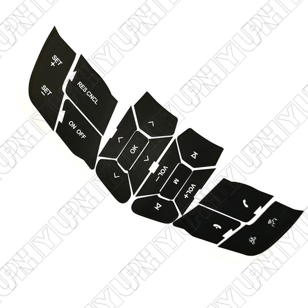Steering Wheel Button Repair Decals Stickers Replacement for Ford for Mustang 15-18 Q