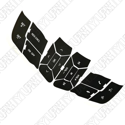 Steering Wheel Button Repair Decals Stickers Replacement for Ford for Mustang 15-18 Q