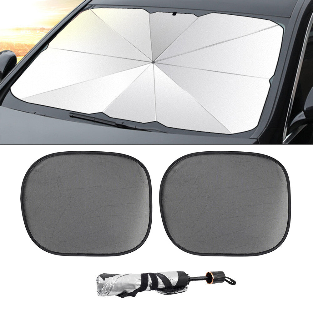 Car Foldable Front Window Sun Shade Visor Cover Windshield Sunshade Umbrella