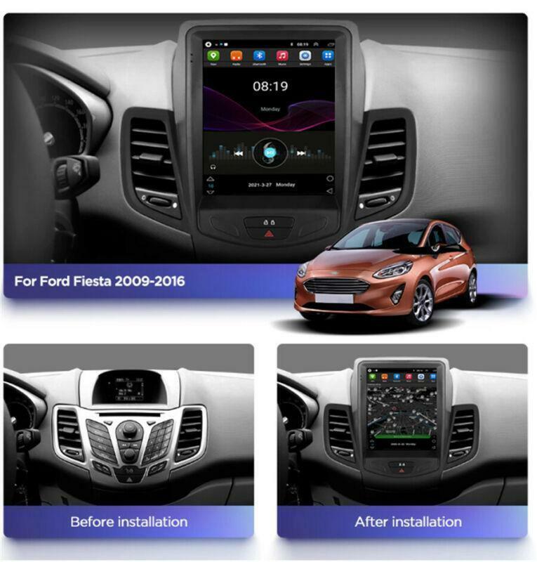Fits For 2009-2016 for Ford Fiesta Stereo Radio NAVI Android 10.1 9.7 Vertical 32GB