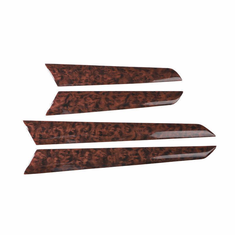 For C-Class 2009-2014 Agate Wood Grain Inner Door Panel Cover Trim n