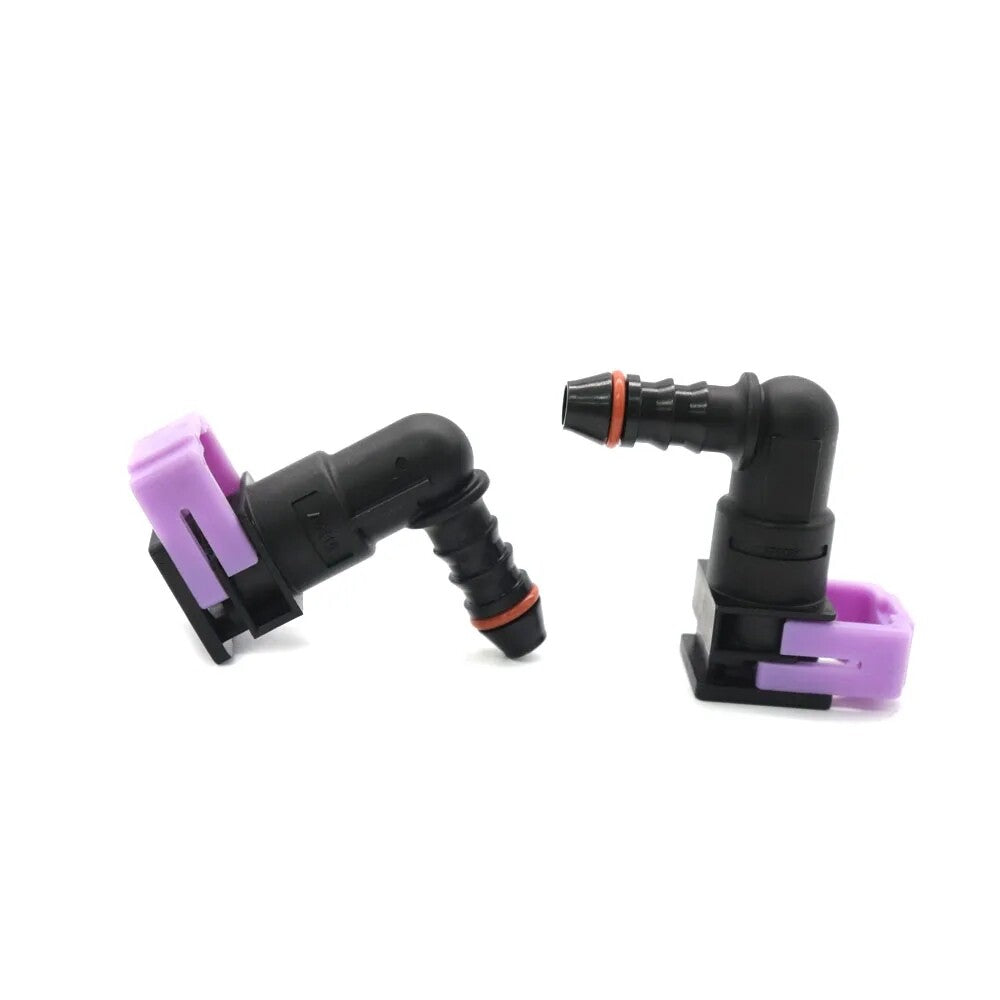 7.89mm 7.89 ID6 8x6 90¡ã Fuel Line Hose Pipe Quick Release Female Connector 2PCS Q