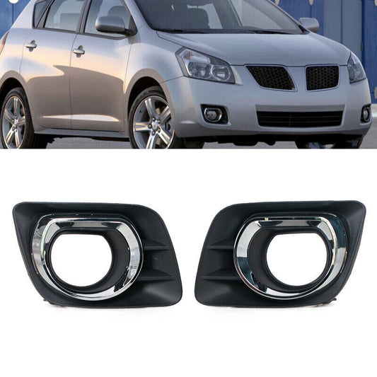 Pair Front bumper Fog Light Cover Trim For 2009 2010 2011 for Pontiac Vibe