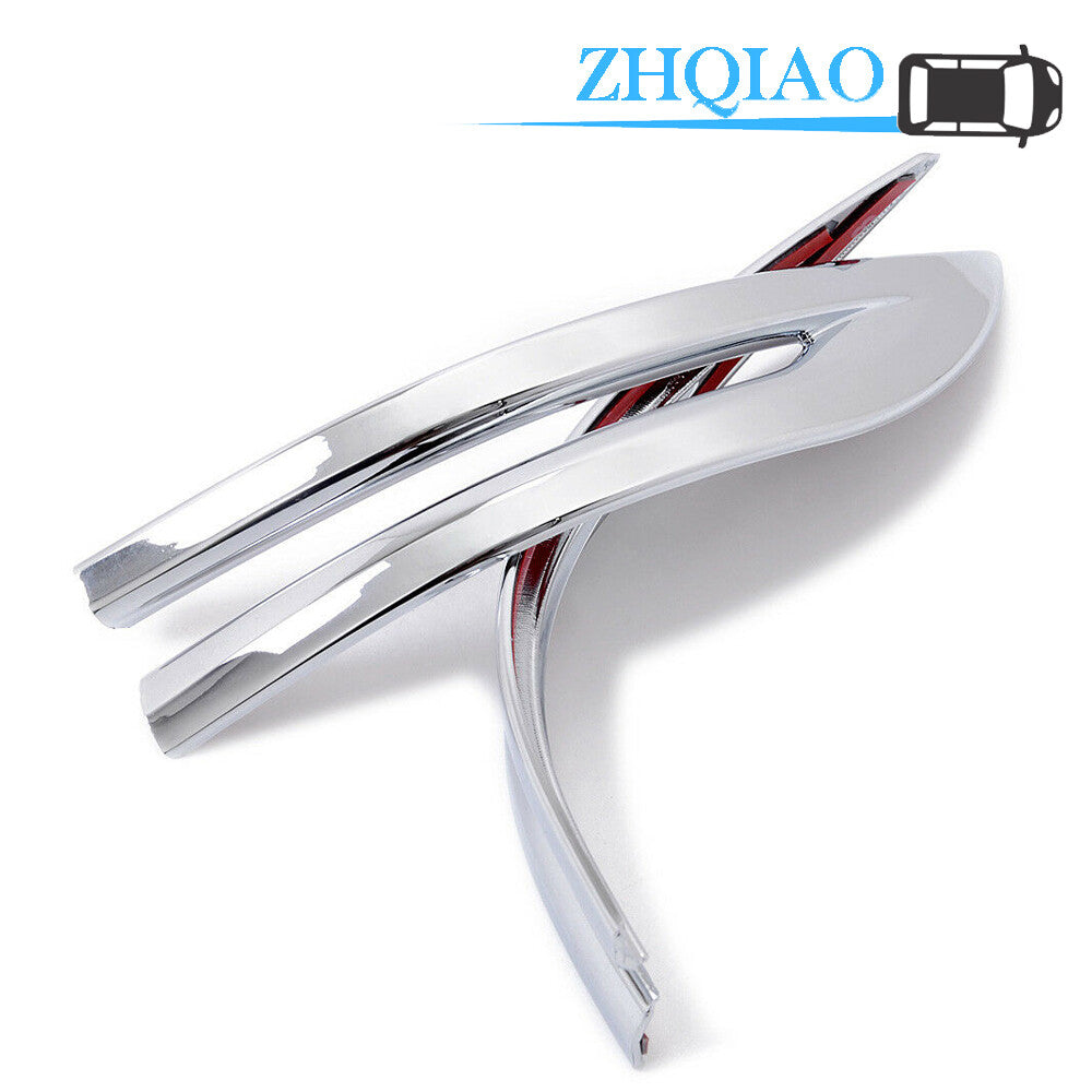 Chrome Side Rearview Mirror Molding Cover Trim Fits for Honda JAZZ 2014 2015 2016
