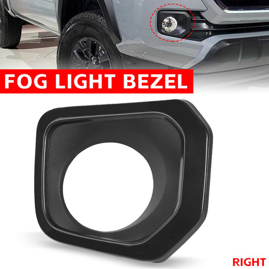 Bumper Fog Light Cover Bezel Guard Right Passenger for Toyota Tacoma 2016-2023